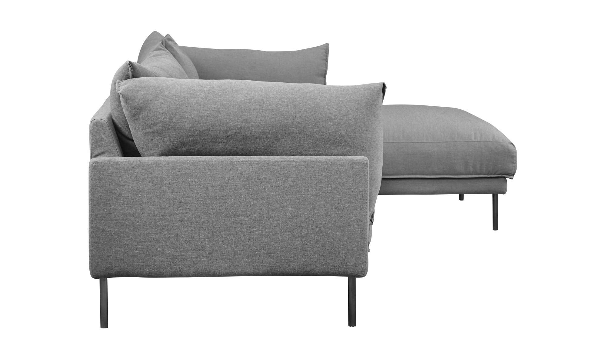 Carmen Left Facing Sectional - Grey thumbnail 3