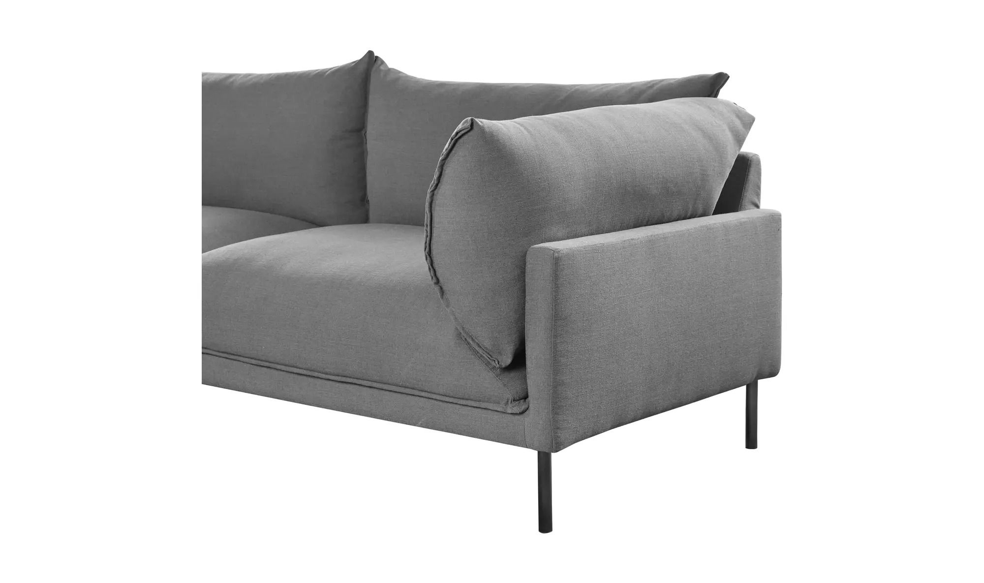 Carmen Left Facing Sectional - Grey thumbnail 4