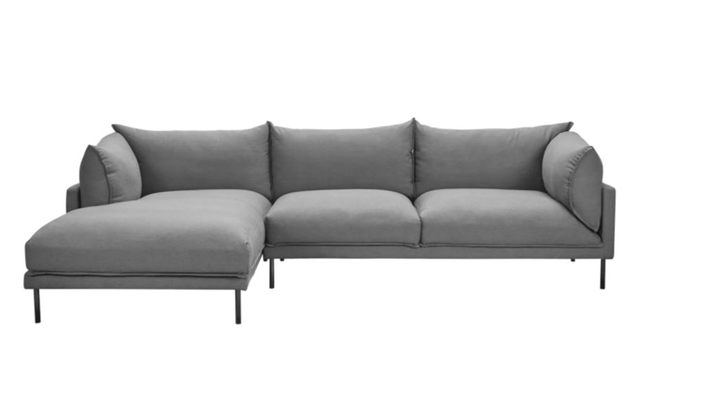 Carmen Right Facing Charcoal Sectional thumbnail 2