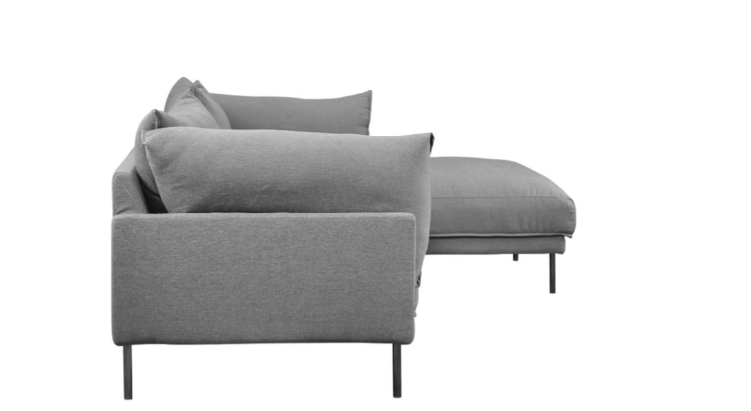 Carmen Right Facing Charcoal Sectional thumbnail 3
