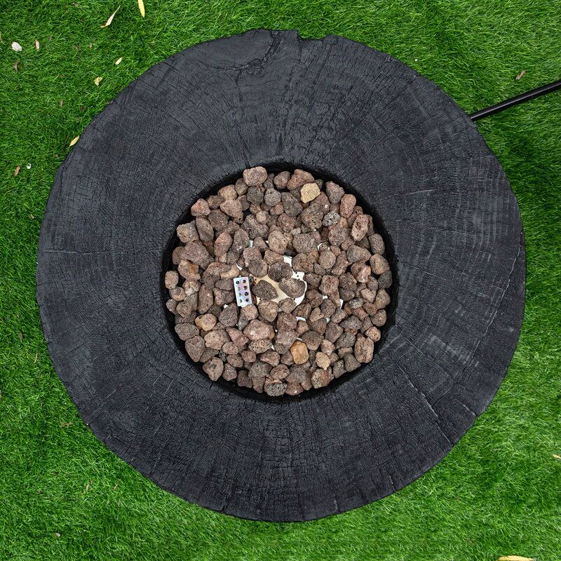 Absarokee Concrete Propane Outdoor Fire Pit thumbnail 4