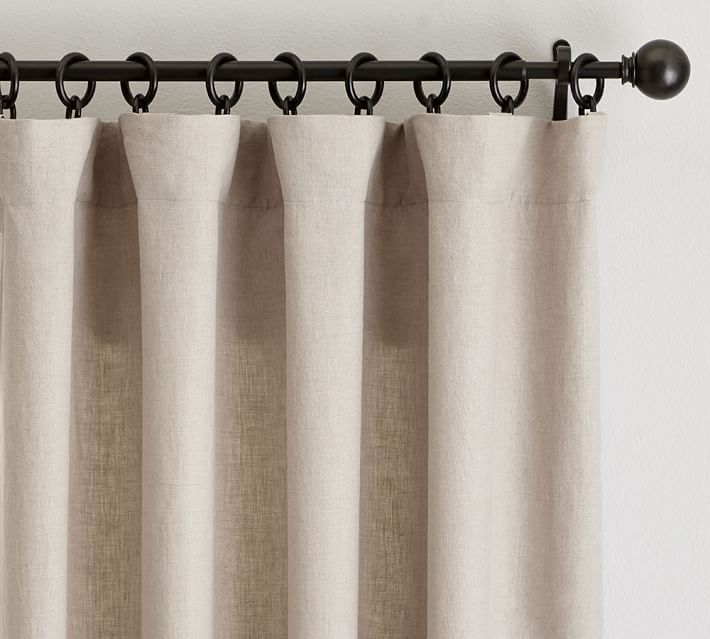 Belgian Flax Linen Curtain 96" thumbnail 2