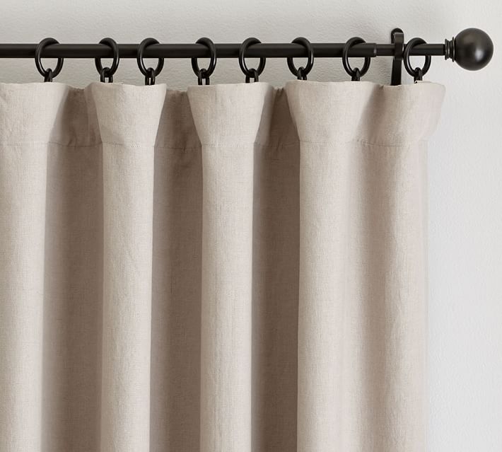 Belgian Flax Linen Blackout Curtain thumbnail 3