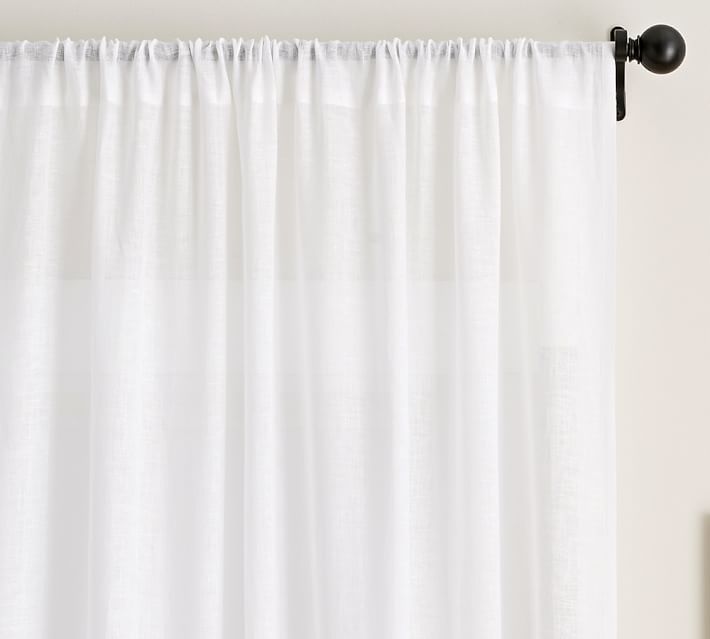 Belgian Flax Linen Sheer Curtain thumbnail 5