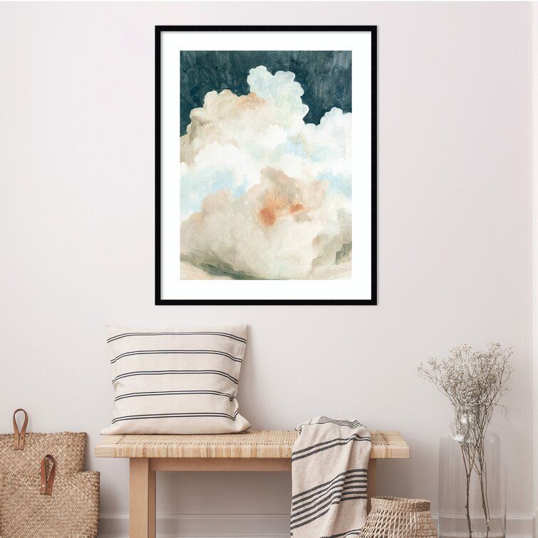 Dark Cumulus Clouds II by Emma Caroline Painting with Frame-41.2"x37.2" thumbnail 2