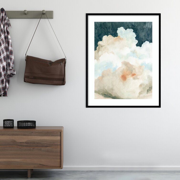 Dark Cumulus Clouds II by Emma Caroline Painting with Frame-41.2"x37.2" thumbnail 3