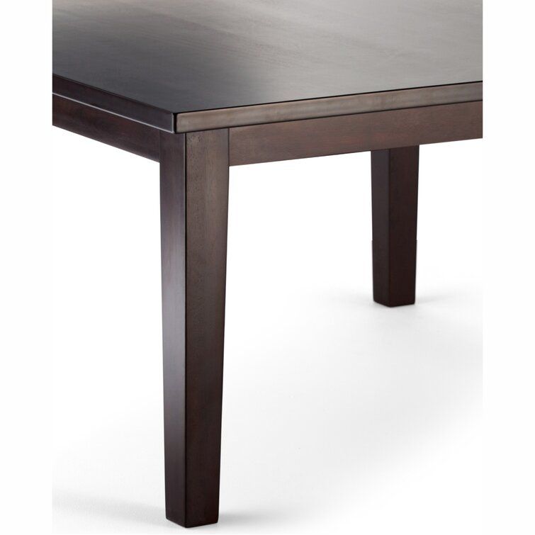 Armelia Rubberwood Solid Wood Dining Table thumbnail 3
