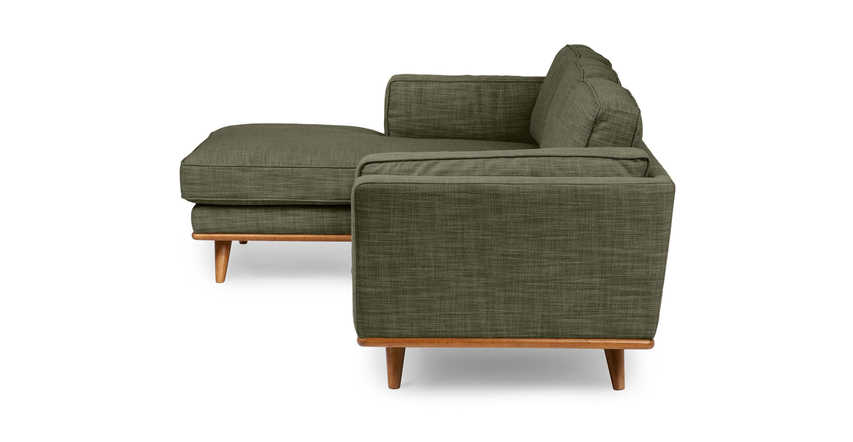 Timber Olio Green Left Sectional thumbnail 4