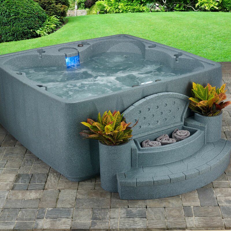 Aquarest Spas Jet Square Plug And Play Hot Tub thumbnail 4