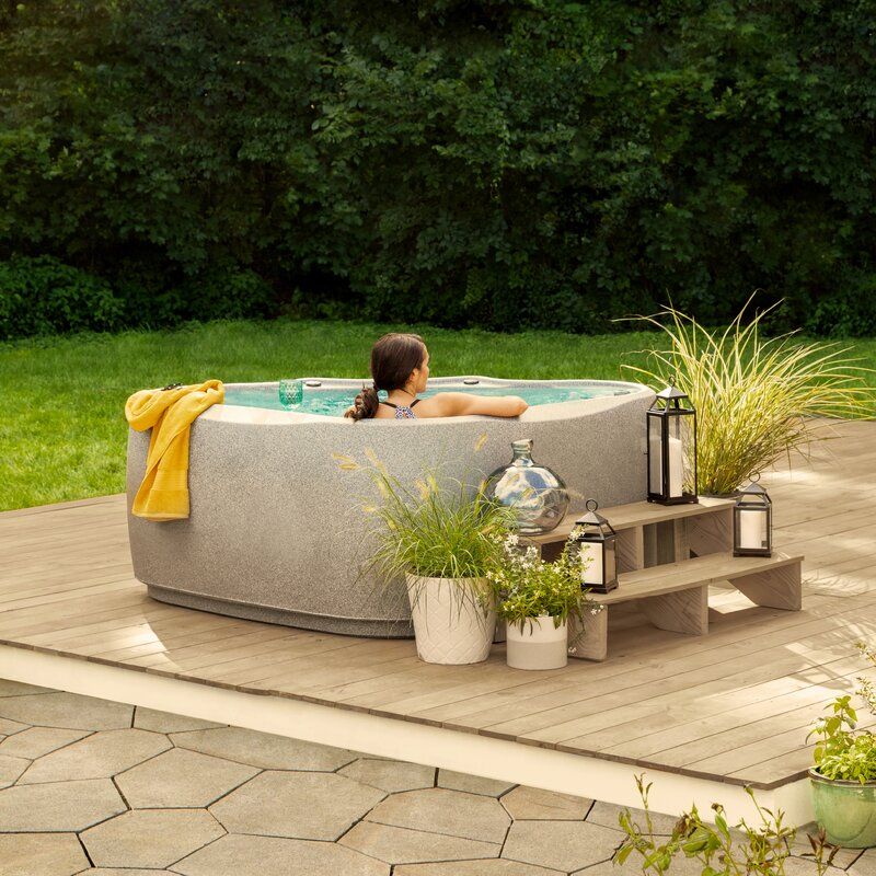 Aquarest Spas Jet Square Plug And Play Hot Tub thumbnail 6