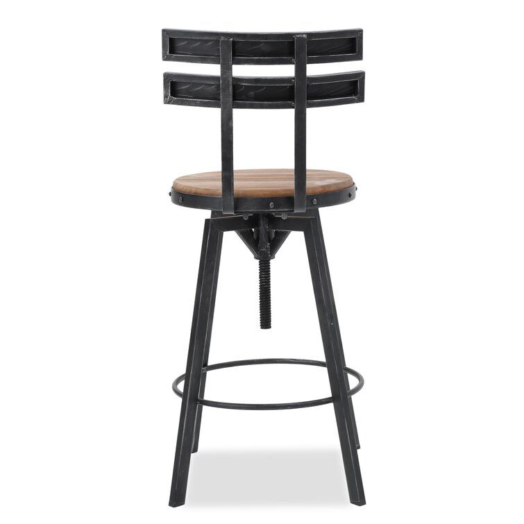 Sylvania Swivel Adjustable Height Bar Stool thumbnail 2