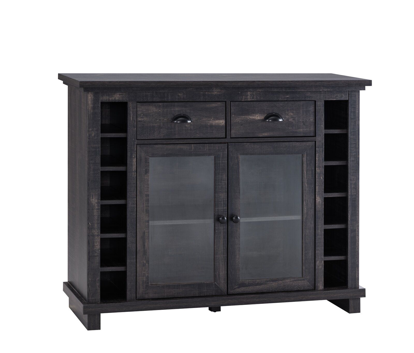 Jill Zarin Mahogany Bar Cabinet Server Sideboard thumbnail 2