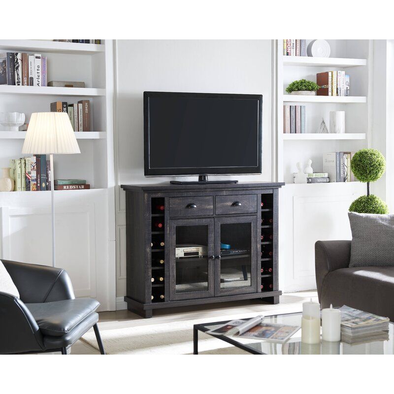 Jill Zarin Mahogany Bar Cabinet Server Sideboard thumbnail 4