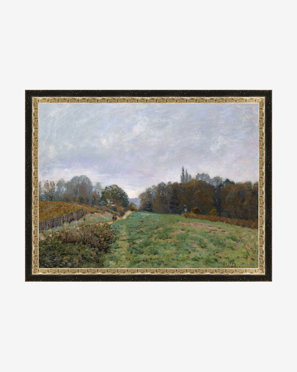 Impressionist Landscape Framed 17.5"x13.5 thumbnail 2