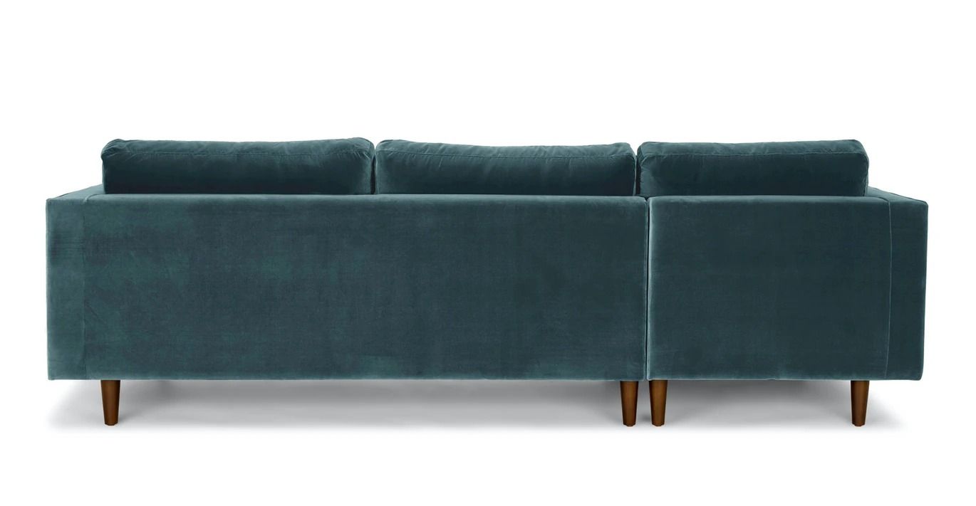 Sven Pacific Blue Left Sectional Sofa thumbnail 5