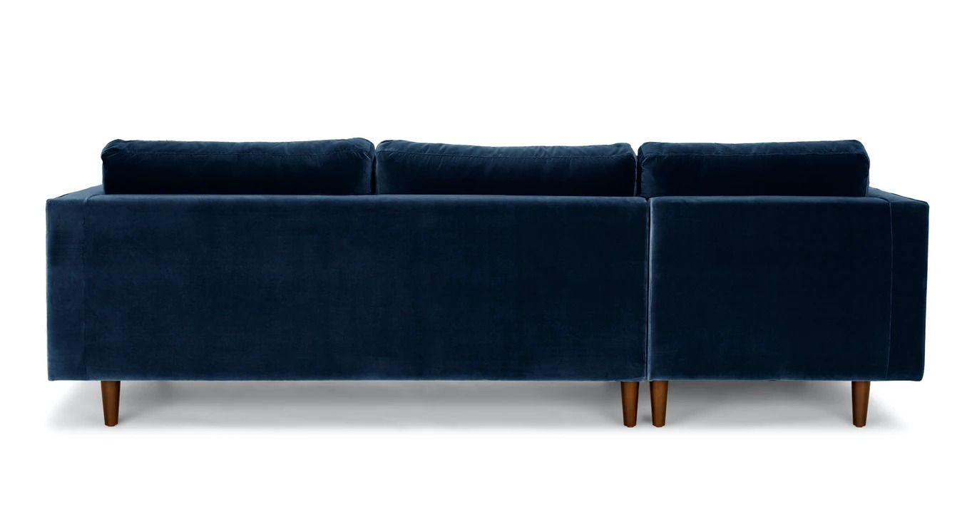 Sven Cascadia Blue Left Sectional Sofa thumbnail 4