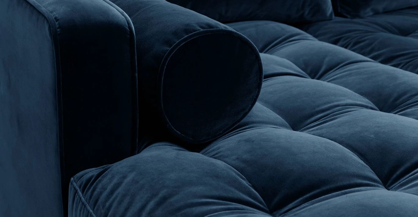 Sven Cascadia Blue Left Sectional Sofa thumbnail 5