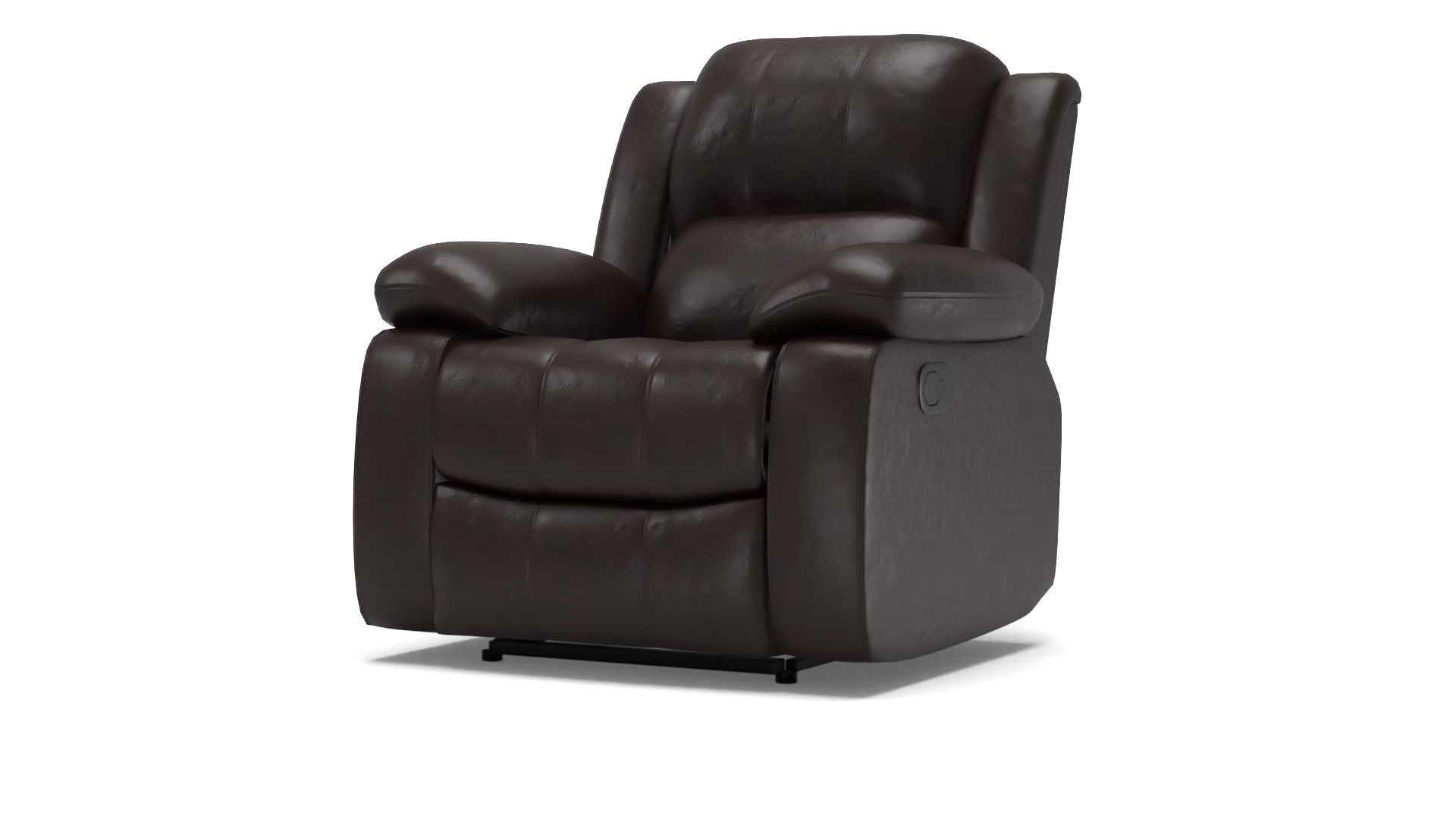 Kowal Wide Faux Leather Manual Glider Standard Recliner thumbnail 2