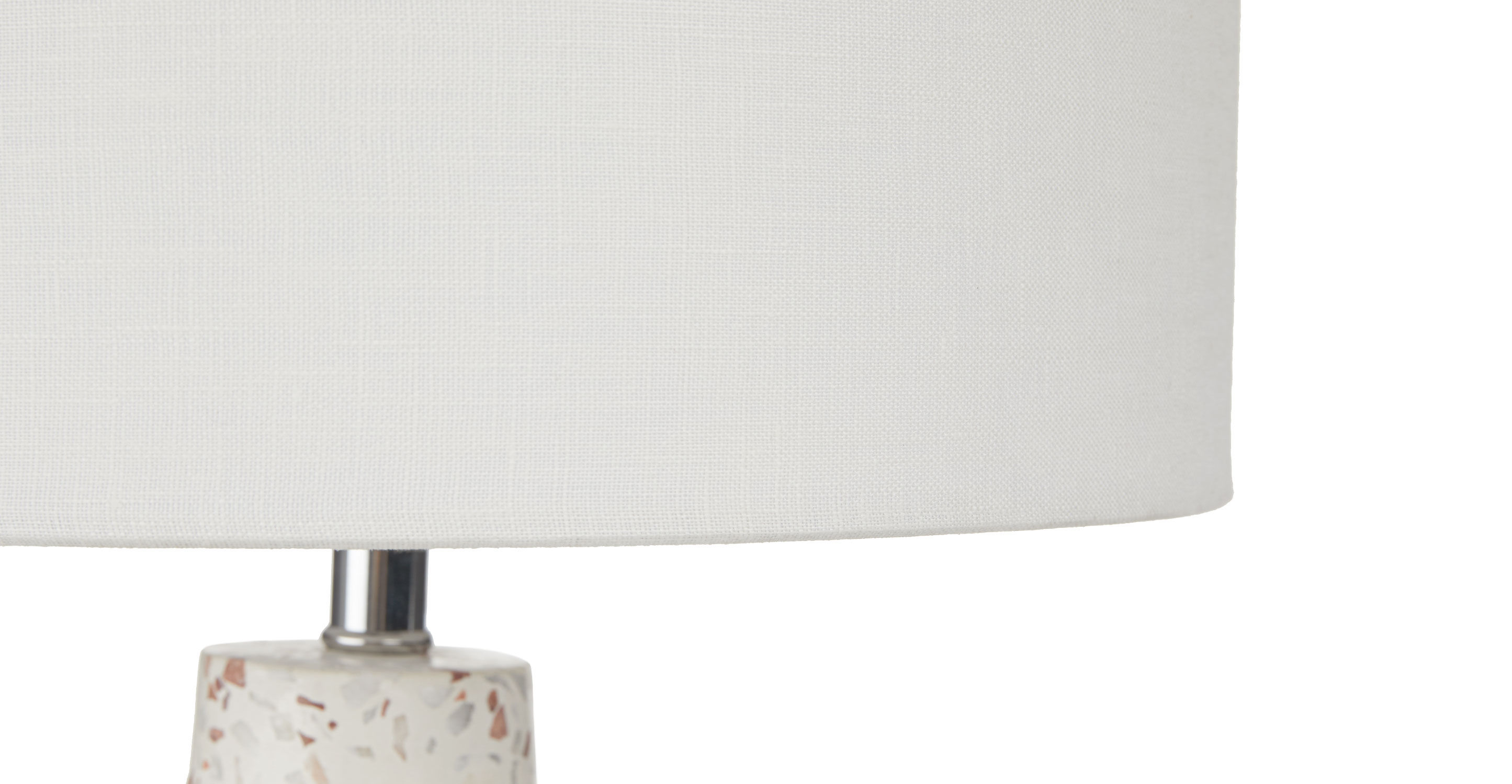 Ando Waxen White 15" Table Lamp thumbnail 3