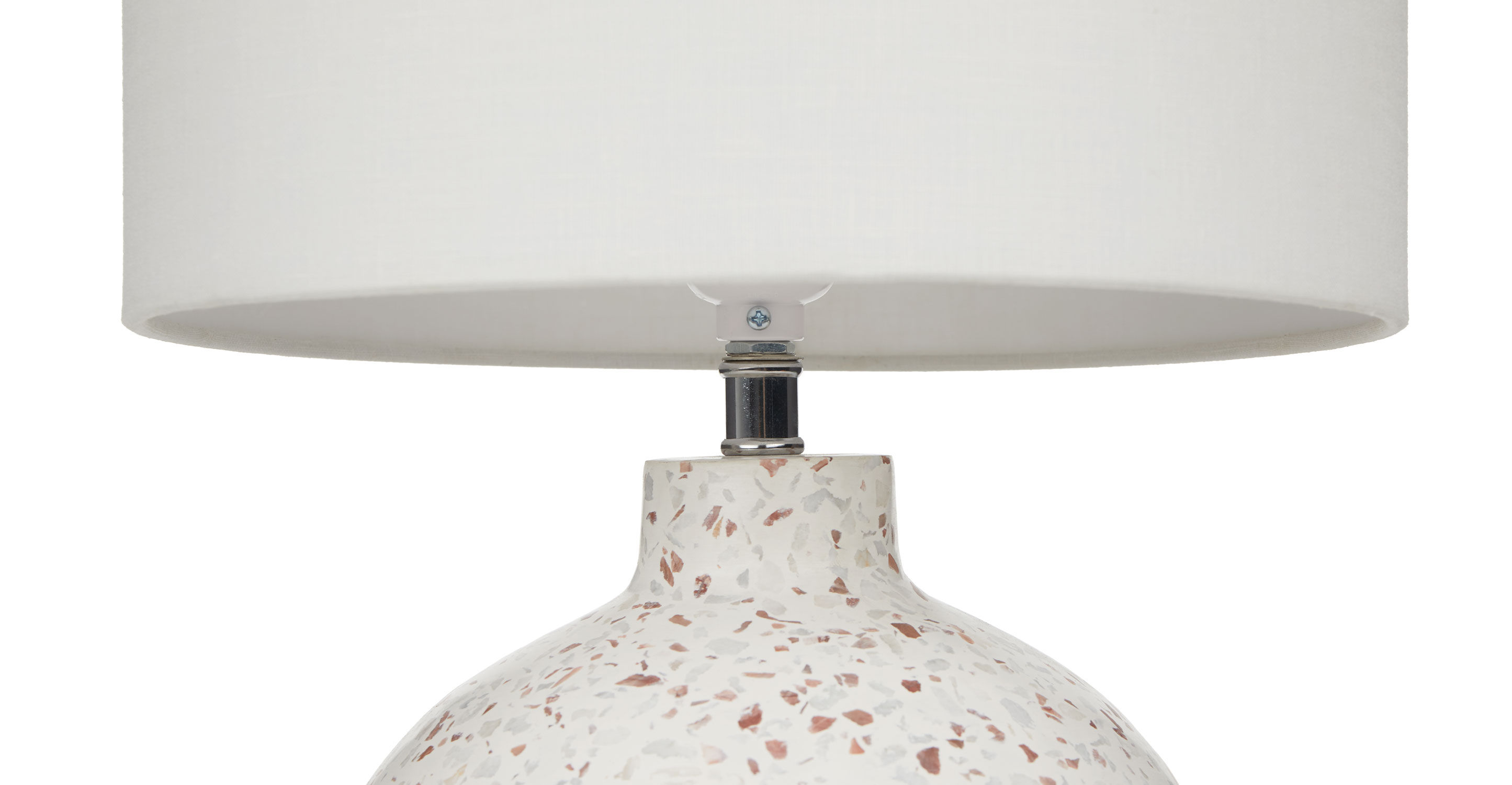 Ando Waxen White 15" Table Lamp thumbnail 4
