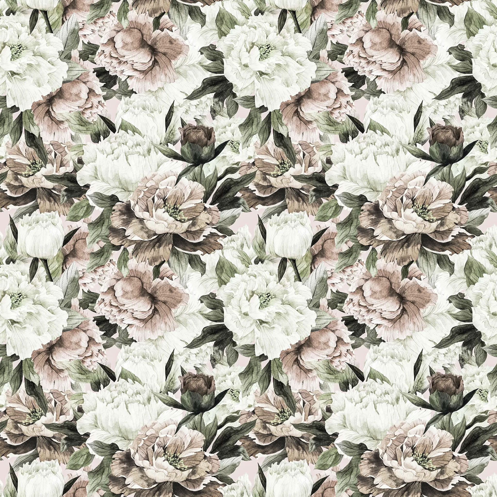 Hampton Removable Vintage Bouquet Peonies Wallpaper Roll thumbnail 4