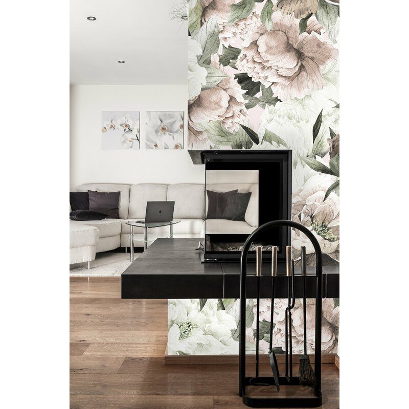Hampton Removable Vintage Bouquet Peonies Wallpaper Roll thumbnail 3