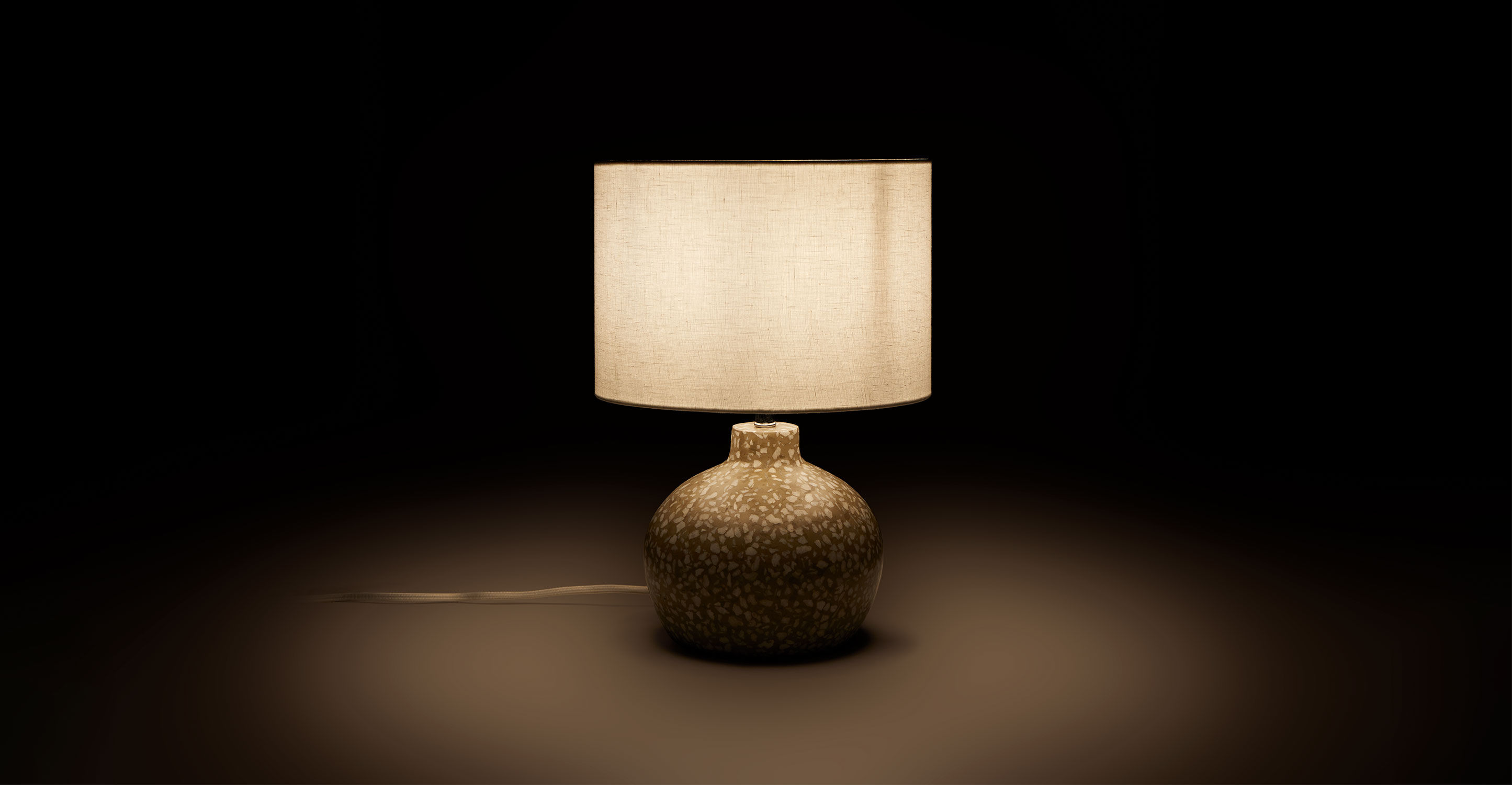 Ando Peat Brown 15" Table Lamp thumbnail 9