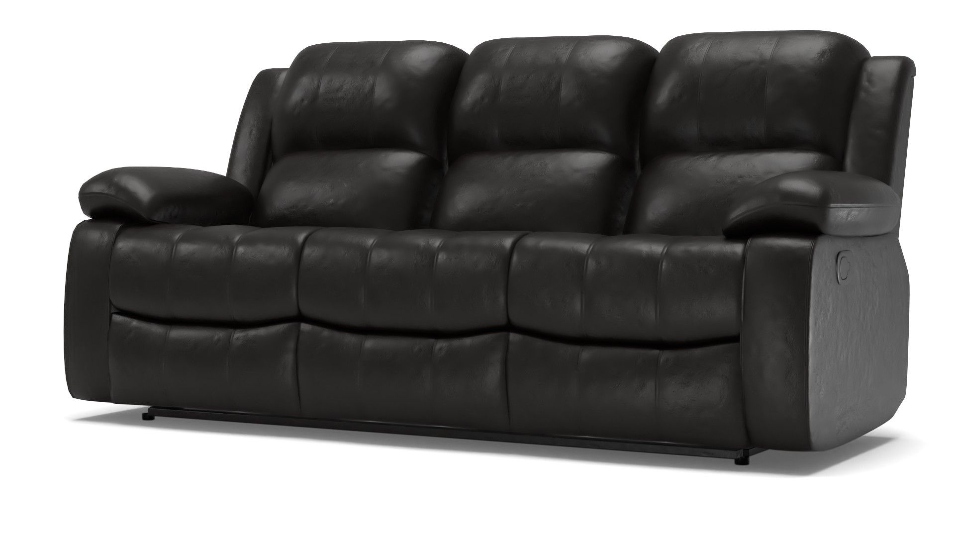 Jianyu Faux Leather Pillow Top Arm Reclining Sofa thumbnail 2