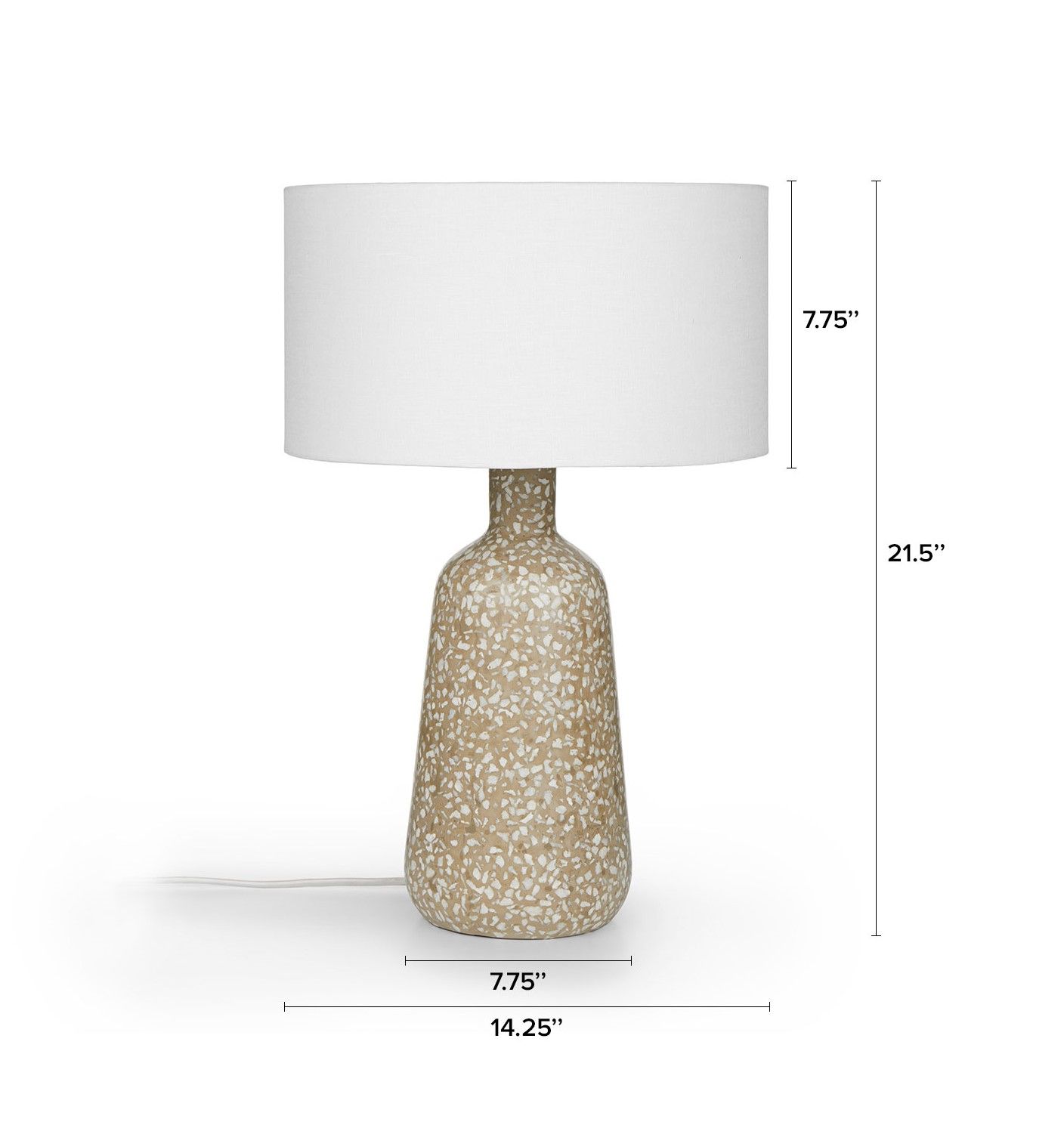 Ando Peat Brown 21" Table Lamp thumbnail 10