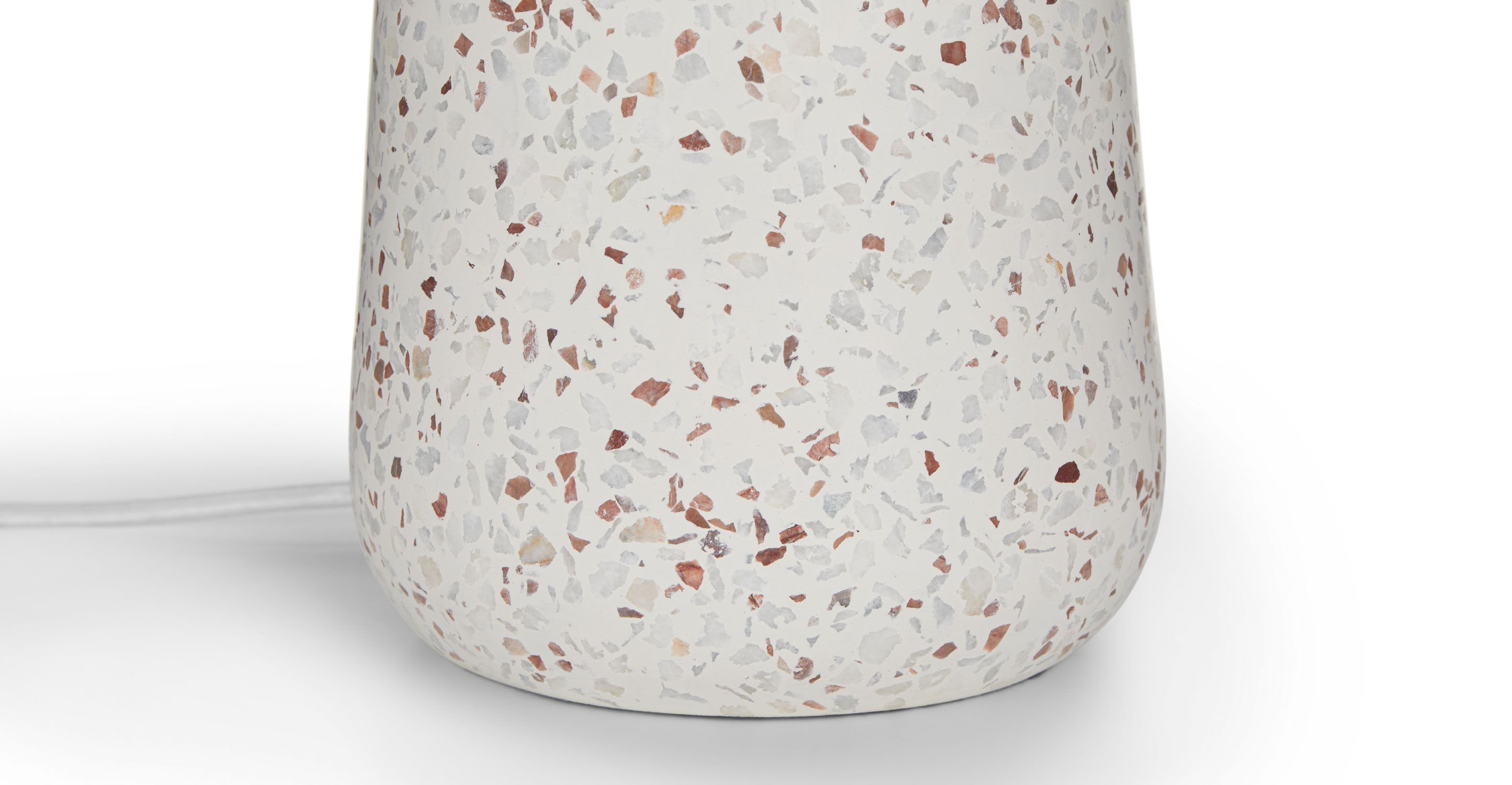 Ando Waxen White 21" Table Lamp thumbnail 3