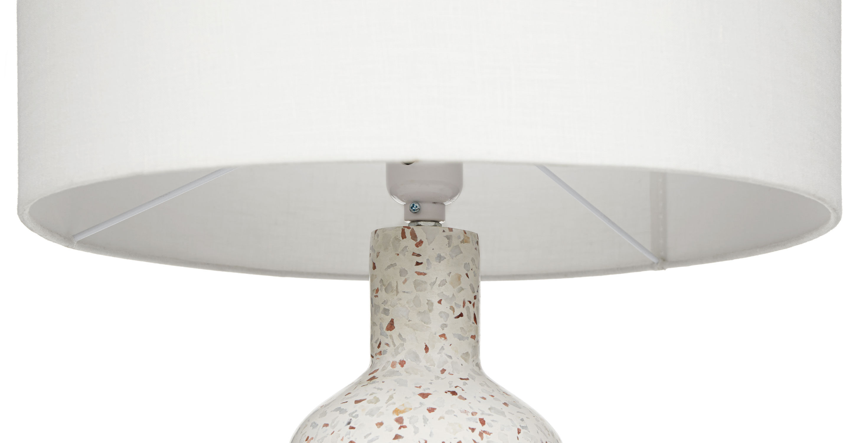 Ando Waxen White 21" Table Lamp thumbnail 5