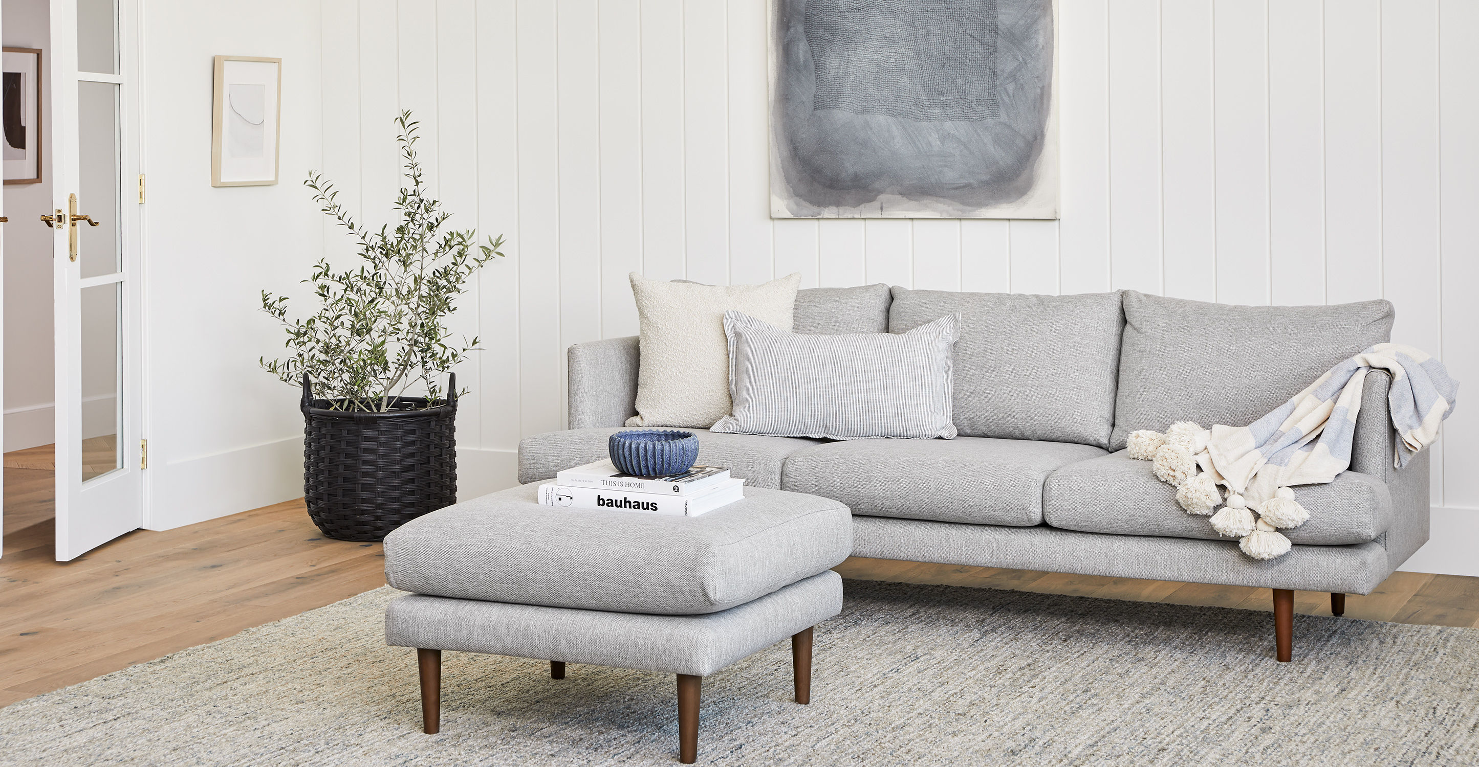 Burrard Seasalt Gray Ottoman thumbnail 4