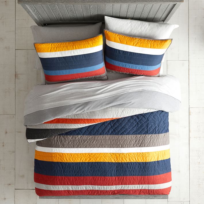 MVP Stripe Standard Sham No Insert-26"x20" thumbnail 3