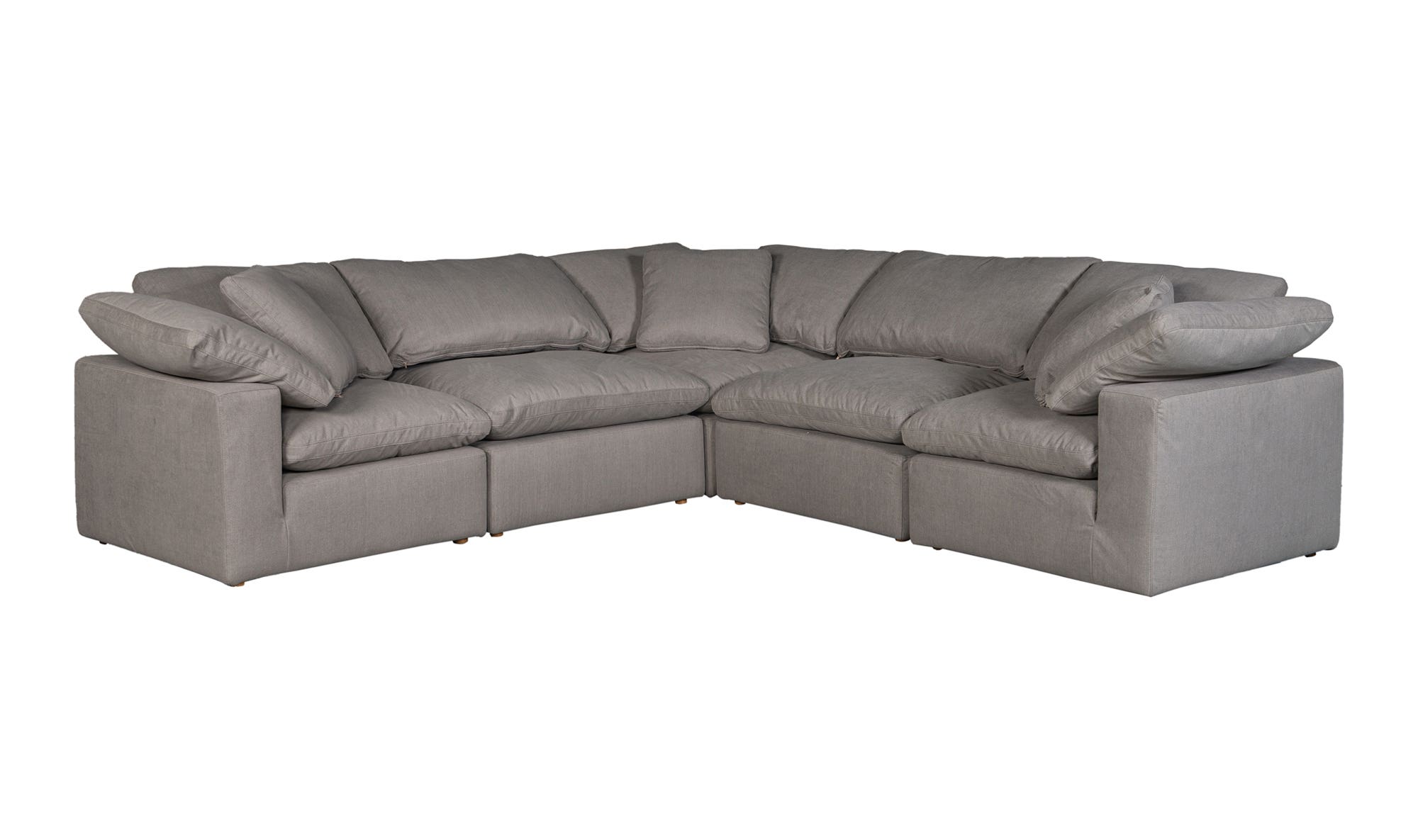 Boulder Classic L Modular Sectional - Light Grey thumbnail 3