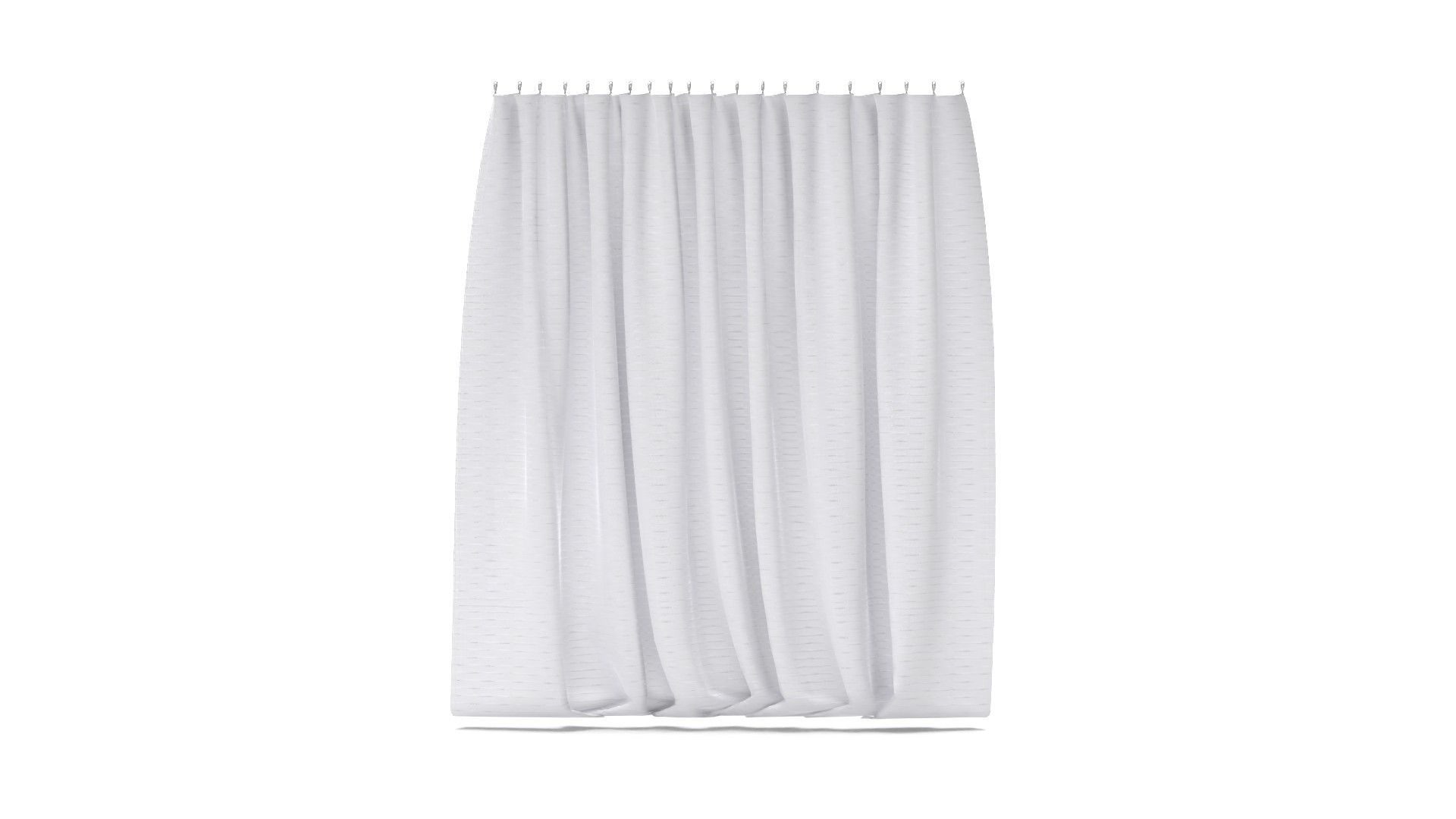 Textured Striped Shower Curtain-72" thumbnail 2