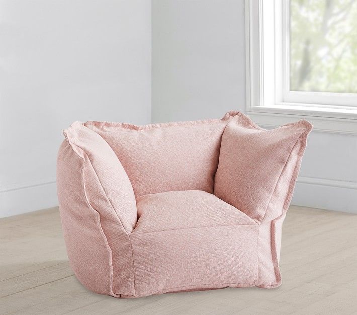 Blush Flange Bean Chair thumbnail 3