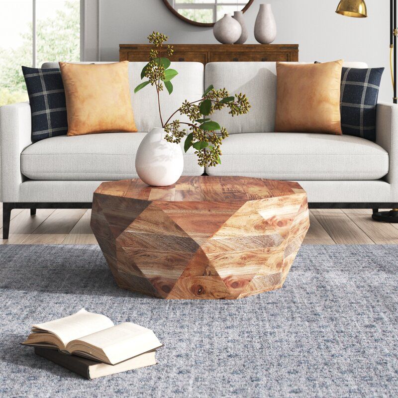 Prana Solid Wood Solid Coffee Table thumbnail 2