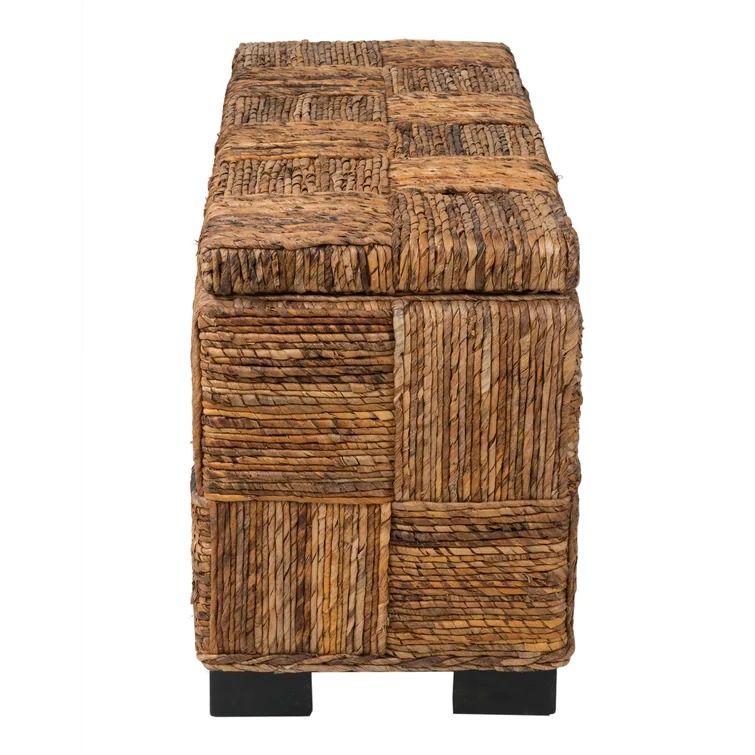 Cendejas Wicker Flip Top Storage Bench thumbnail 4