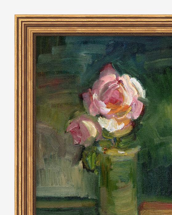 Blush Bloom With Frame-12"x14" thumbnail 2
