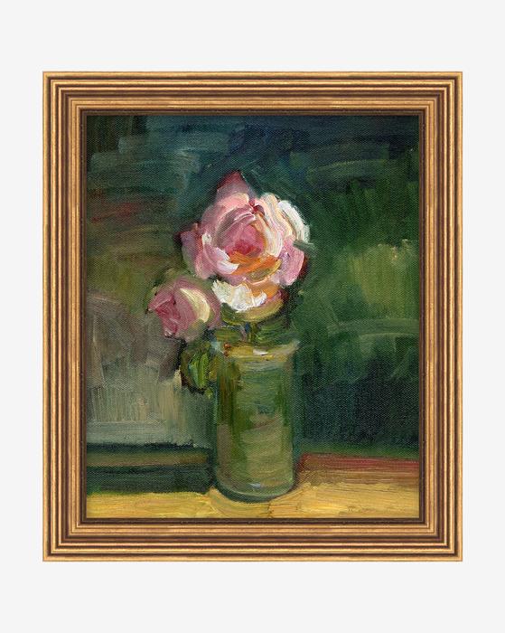Blush Bloom With Frame-12"x14" thumbnail 3