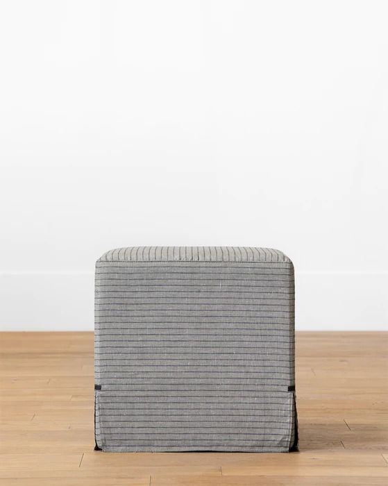 Sophie Slipcover Ottoman thumbnail 3