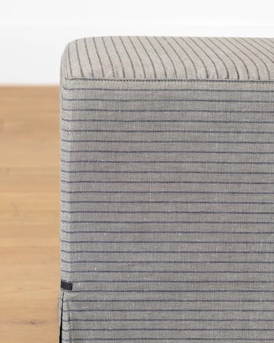 Sophie Slipcover Ottoman thumbnail 4