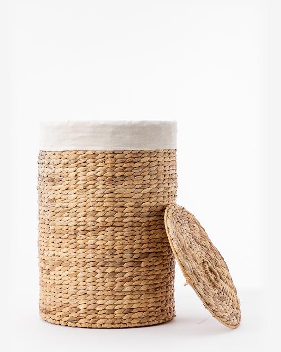Round Water Hyacinth Basket thumbnail 3