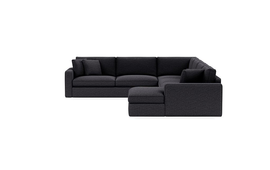 James 4 Piece 5 Seat Corner Chaise Sectional Right thumbnail 3