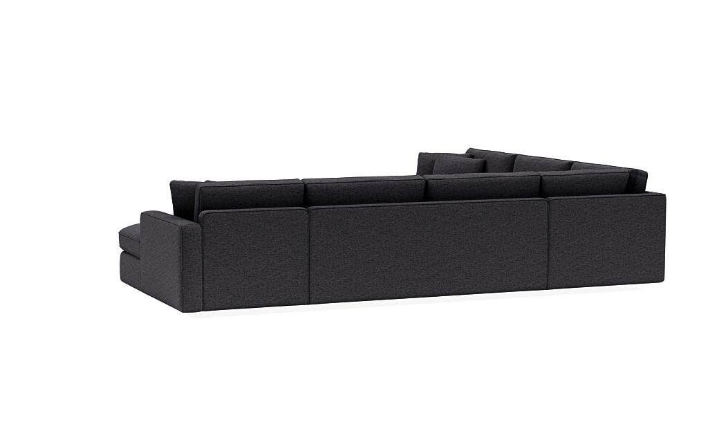 James 4 Piece 5 Seat Corner Chaise Sectional Right thumbnail 4
