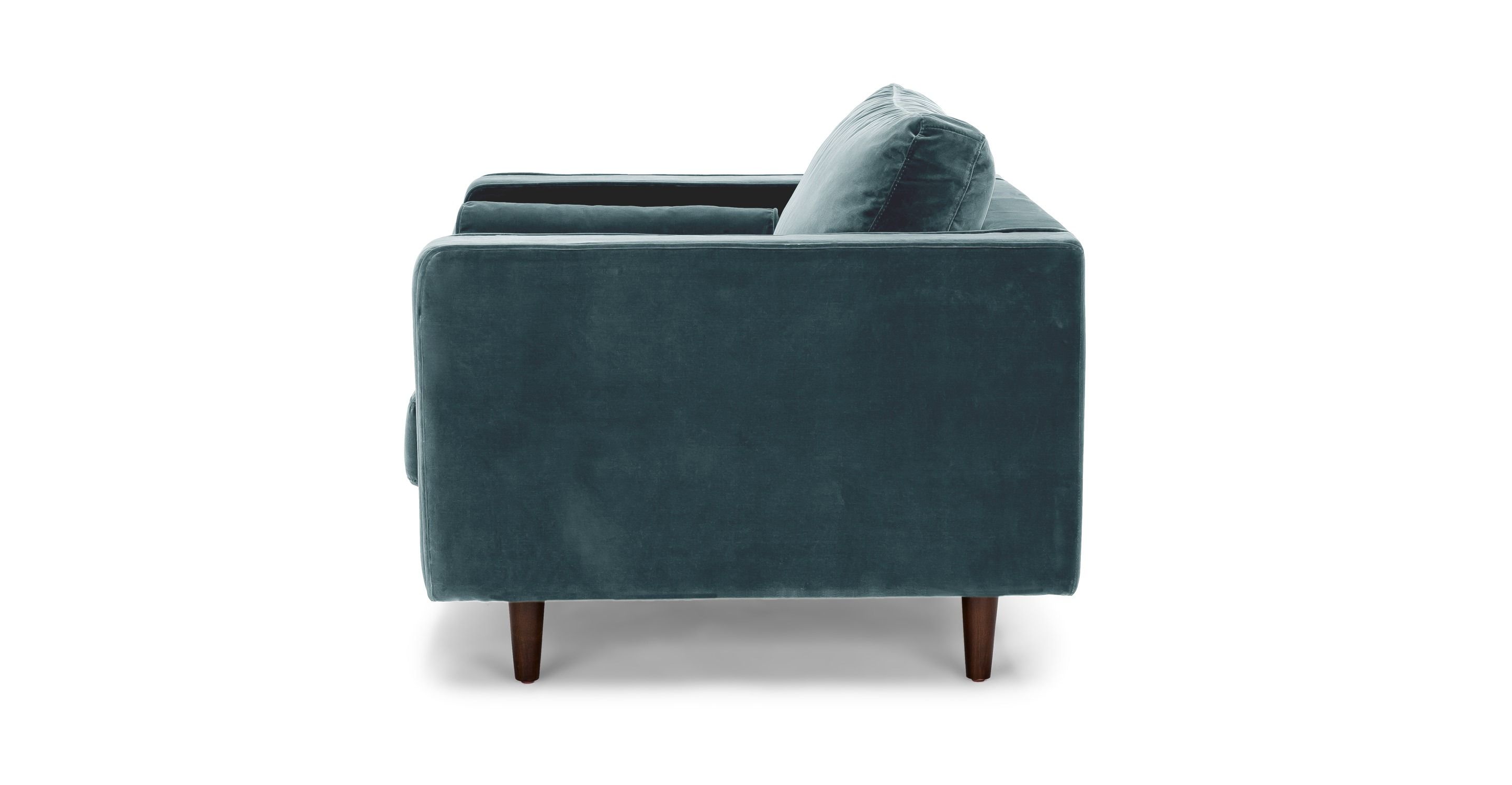 Sven Pacific Blue Chair Velvet thumbnail 4