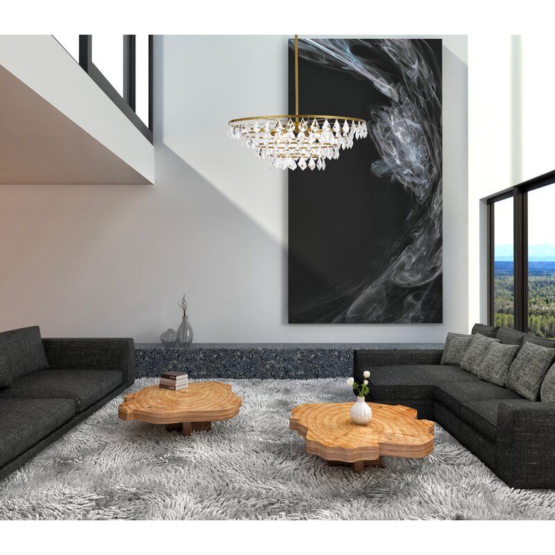 Marina 6 Light Unique Tiered Chandelier with Crystal thumbnail 7