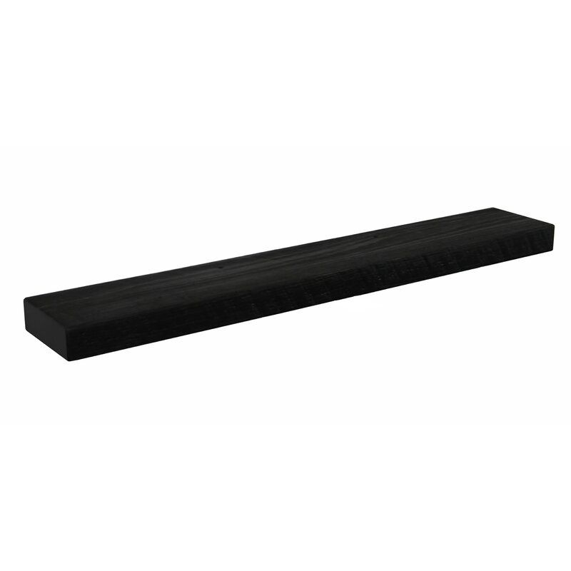 Eneas Pine Solid Wood Floating Shelf thumbnail 2