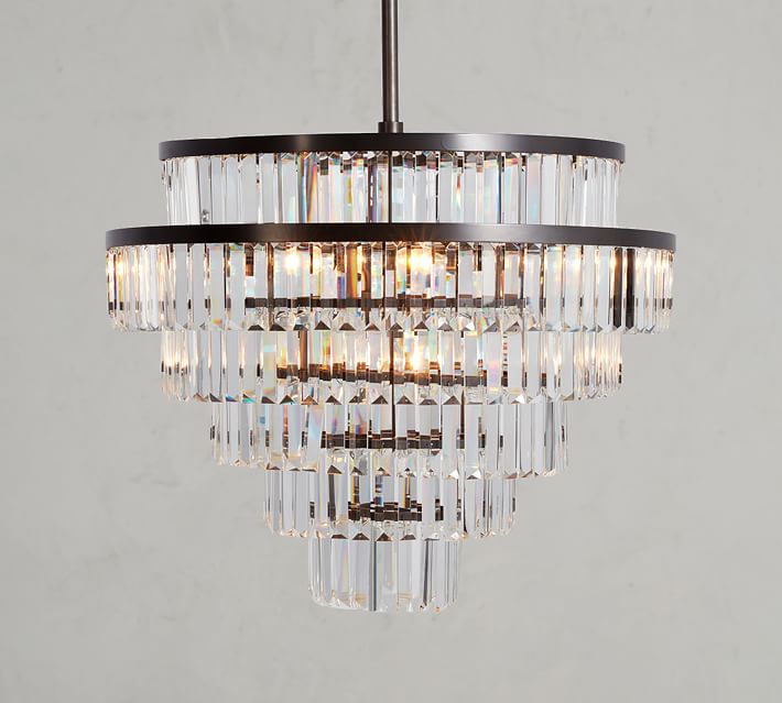 Gemma Crystal Round Chandelier - Large thumbnail 2