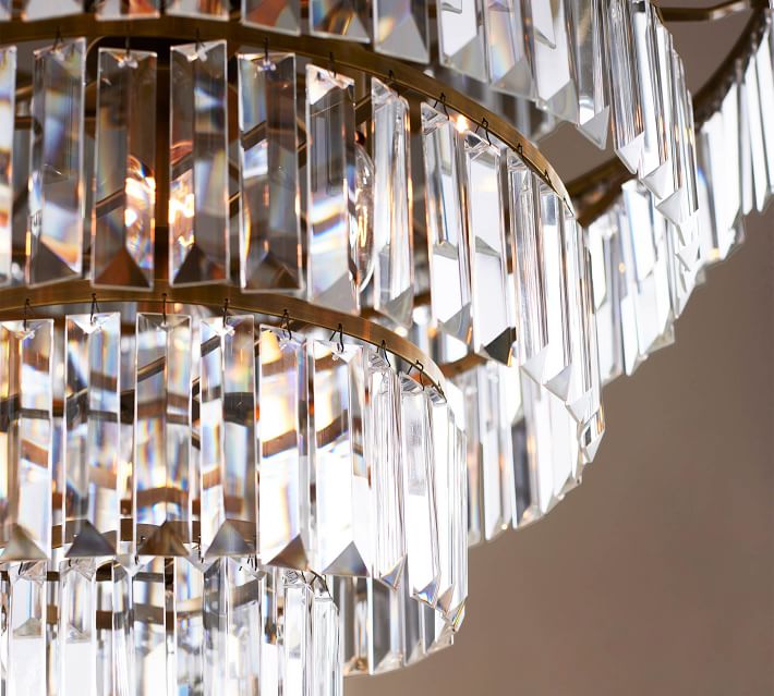 Gemma Crystal Round Chandelier - Large thumbnail 4
